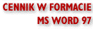 Cennik w formacie MS Word 97